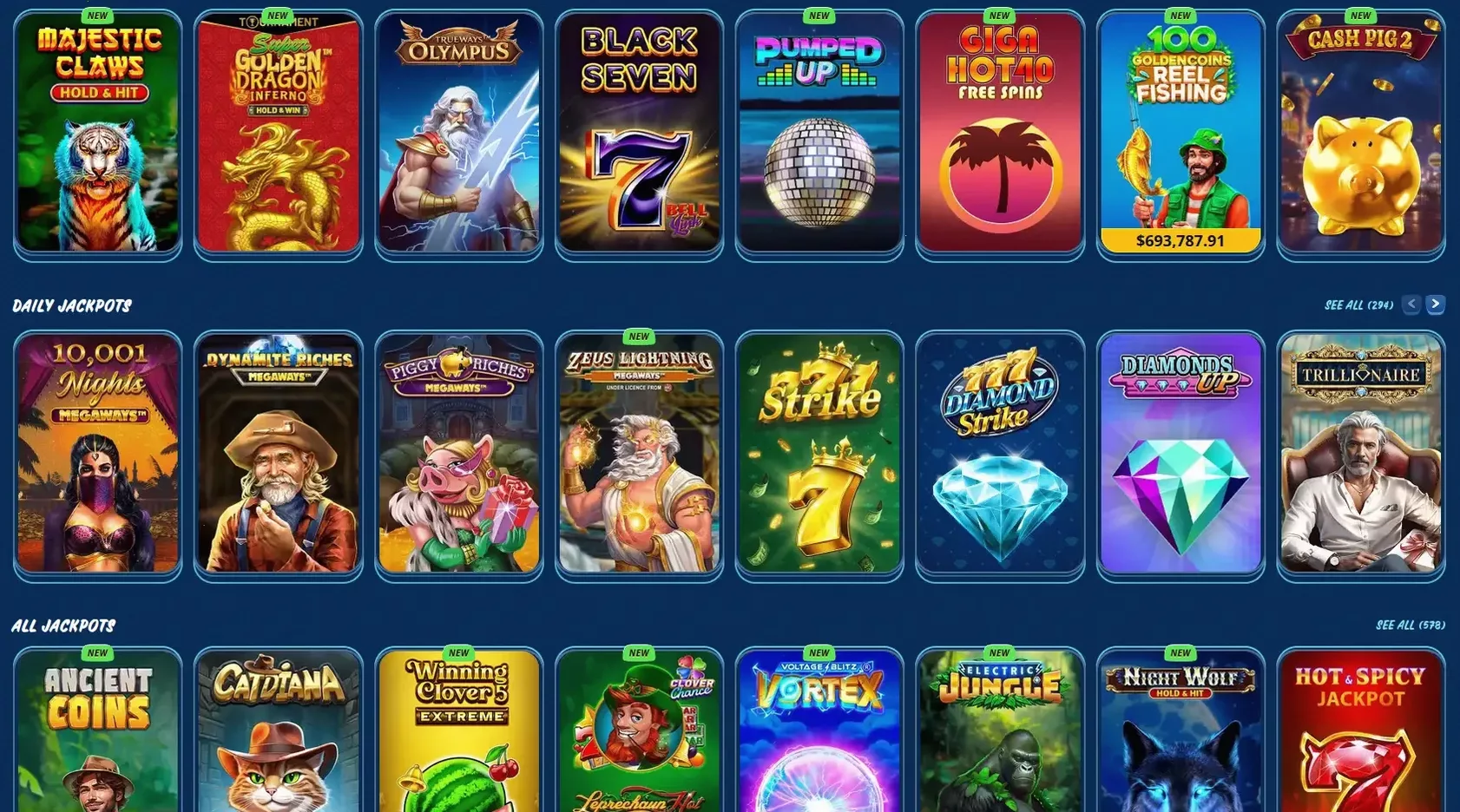 Каталог игр казино Вега